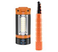 Lámpara de camping con soporte | Lámpara LED recargable 4 modos 10000 mAh impermeable tipo C, iluminación de trabajo portátil | para astillero, mecánico, camión, garaje, inspección