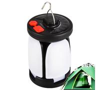 Lámpara de camping recargable, linterna de camping recargable, linterna solar regulable, lámpara de camping plegable, cargador de teléfono temporal de iluminación de novedad de seguridad