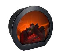 Lámpara de chimenea | Mini chimenea | Decoración LED eléctrica con llama realista para interiores y exteriores, entrada, patio, dormitorio