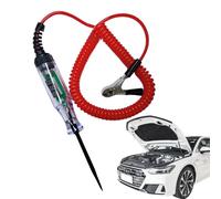 Lámpara de Control LED para Pruebas Eléctricas | Pantalla Digital LED Herramienta de prueba de voltaje 5-90V con cable de resorte extensible - Probador eléctrico para vehículos automóviles - para