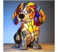 Lámpara de Corgi, lámpara de Dachshund, lámpara de Bulldog Francés, lámpara de noche artística con diseño de perros, lámpara de mesa LED con temática de perro adorable y cálida luz ambiental, luz de