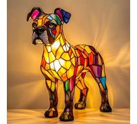 Lámpara de Corgi, lámpara de Dachshund, lámpara de Bulldog Francés, lámpara de noche artística con diseño de perros, lámpara de mesa LED con temática de perro adorable y cálida luz ambiental, luz de