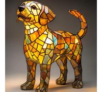 Lámpara de Corgi, lámpara de Dachshund, lámpara de Bulldog Francés, lámpara de noche artística con diseño de perros, lámpara de mesa LED con temática de perro adorable y cálida luz ambiental, luz de