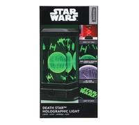 Lámpara de cristal holográfico Death Star 3D - Producto oficial Star Wars, lámpara LED coleccionable grabada con láser, regalos y accesorios Disney The Child