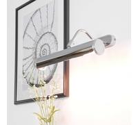 Lámpara de Cuadros Aplique Cromo de Latón 30cm Cromo Hecho a Mano Italia 40W