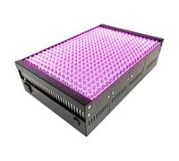 Lámpara de curado UV de alta intensidad de área grande, 395 nm, 365 nm, ultravioleta, sin sombras, pegamento, tinta al agua para recintos de bricolaje(2500W,405NM)