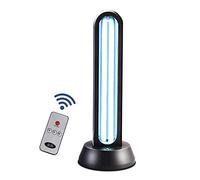 Lámpara de desinfección UV de 38 W (tasa antibacteriana 99%), lámpara con ozono portátil y con mando a distancia, para la casa, coche, hotel, hospital restaurante