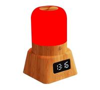 Lámpara de dormir con luz roja recargable, larga duración, con longitud de onda de 670 nm, ideal para dormitorio, habitación infantil para leer [clase energética rojo, talla única)