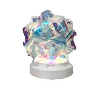 Lámpara de dormitorio, luz de noche, cambio de color colorido, atmósfera romántica y de sombras B