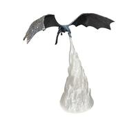 Lámpara de dragón de fuego, lámpara de dragón de fuego, decoración de luz LED, luz nocturna impresa recargable por USB, luz LED de luna para niños, luz nocturna para decoración de habitación