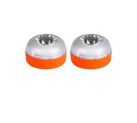 Lámpara de emergencia recargable V16, inducción magnética, base magnética, compacta, 8 LED amarillos, luz intermitente amarilla.