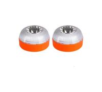 Lámpara de emergencia recargable V16, inducción magnética, base magnética, compacta, 8 LED amarillos, luz intermitente amarilla.
