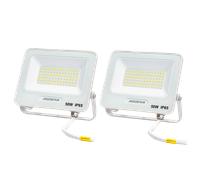 Lámpara de enfoque LED-50W-6500K-4500 lm-IP65-2 pcs