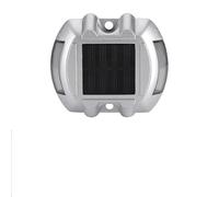 Lámpara de Entrada Al Aire Libre de Aluminio Fundido con Luz Solar para Caminos de 6 LED para Seguridad en Jardines y Patios de Carreteras (BLUE)