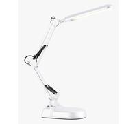 BEL AIR HOME - Lámpara Flexo Led 10W de Escritorio Articulable Bridge - Protección ocular - 3 temperaturas de luz 3000-4000-6000K (BLANCO)