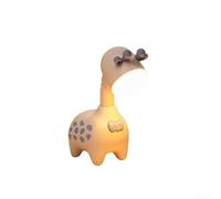 Lámpara de escritorio creativa de jirafa con cuello ajustable para una experiencia de iluminación a medida (blanquecino)