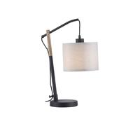 Lámpara de Escritorio E27 Ajustable H: 48,1 CM Papel Pantalla Moderno Mesa