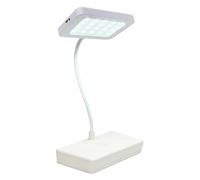 Lámpara de escritorio - Estuche de almacenamiento portátil | Lámpara de mesa de cuello de | Luz de lectura regulable para sala de estudio, gabinete, dormitorio, aula, oficina, hotel, viajes
