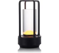 Lámpara de escritorio inalámbrica, control táctil, lámpara de mesita de noche regulable con puerto recargable USB-C, luz nocturna portátil para el hogar, al aire libre, camping, viajes, dormitorio