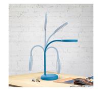 Lámpara de escritorio LED azul