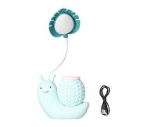 Lámpara de Escritorio LED con Soporte para Lápiz, Lámpara de Escritorio LED, Carga USB, Cuello de Cisne Flexible, Cubierta Portátil, Suave de Luz, con Batería Incorporada para