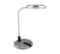 Lámpara de Escritorio LED Dimmer Tacto Cambio Color 40 CM en Plata Tischleuchte