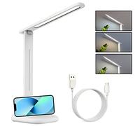 Lámpara de Escritorio LED Regulable con Control Táctil, 3 Modos de Luz y 3 Niveles de Brillo Ajustable, Flexo Flexible 180°, Lámpara de Mesa para Lectura, Estudio, Oficina, Cuidado Ocular, Relajació