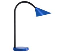 Lámpara de Escritorio LED Unilux SOL Azul Brazo Flexible Oficina