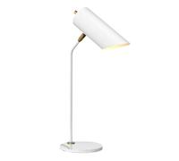 Lámpara De Escritorio Leyre Blanca H:58cm Luz De Lectura Oficina Sala De Trabajo