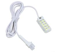 Lámpara de escritorio magnética LED para máquina de coser, luz de trabajo, 0 3 W, 5 V, con 10 LED para iluminación enfocada de máquinas de coser industriales y domésticas
