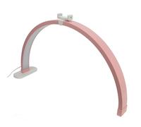 Lámpara de Escritorio para Uñas de Media Luna de 40 W, Lámpara de Escritorio para Uñas de 27 Pulgadas, sin Parpadeo, Base Antideslizante, Botón Táctil, Soporte para Teléfono