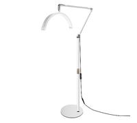 Lámpara de Escritorio portátil de Media Luna de 3000-6000 K con Soporte para teléfono para tatuadores, técnicos de uñas y pestañas. Lámpara de Belleza retráctil de pie, Color