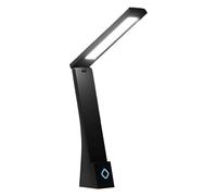 Lámpara de escritorio recargable sin sombras, con puerto de carga USB, protección ocular, control táctil, 3 niveles regulables, luz cálida y fría para estudio, lectura, rincón, dormitorio, taller