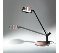 Lámpara de escritorio tiross metal 48 smd led, luz clara y diseño re