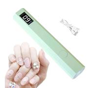 Lámpara De Esmalte De Uñas - Dispositivo De Curado UV LED, Secador De Gel Compacto | Configuración De Temporizador Múltiple, Unidad Recargable Alimentada Por USB, Secado De Uñas De Gel Perfecto Para M