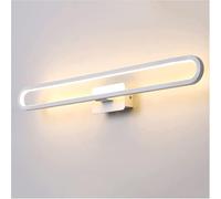 Lámpara de espejo blanca Compatible with ., tocador, maquillaje, a prueba de humedad, resistente al agua, Compatible with baño,luminaria LED