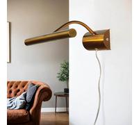 Lámpara de espejo de metal en bronce 2xG9 W: lámpara de imagen clásica de 29 cm para pasillo baño salón dormitorio lámpara de pared lámpara de imagen lámpara de pared interior