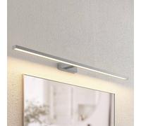 Lámpara de espejo LED Jukka de Lindby, 120 cm, cromo, metal, IP44