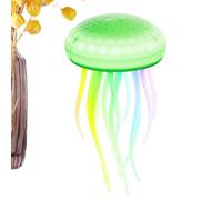 Lámpara de estado de ánimo de medusas, luz nocturna activada por voz, lámpara de medusas, lámpara de noche RGB, luz nocturna LED recargable de 1000 mAh para festivales y