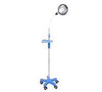 Lámpara de examen médico Lámpara de examen quirúrgico LED de 20 W, lámpara de examen ginecológico, lámpara quirúrgica giratoria, lámpara móvil for mascotas de altura ajustable(Blue Base)