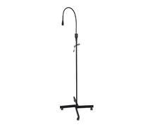 Lámpara de Extensión de Pestañas de 5W, Luz de Cuello de Cisne Flexible LED con Control de Pedal (Enchufe europeo AC100 a 240V 50 60HZ)