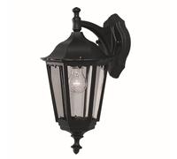 Lámpara De Exterior Clásica En Negro Farola Aplique E27 60W Lámpara De Jardín
