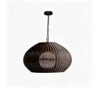 Lámpara De Exterior Para Jardín Estilo Villa China, Lámpara Colgante Con Cable De Suspensión Ajustable, Candelabro De Ratán Estilo Pastoral Para Restaurantes, Bares, Islas De Cocina Y Salones YNAHZAOK