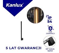 Lámpara de fachada LED lineal S 06 8W NW-B 370lm YALTE 38890