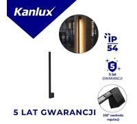 Lámpara de fachada LED lineal S 06 8W WW-B 350lm YALTE 38891