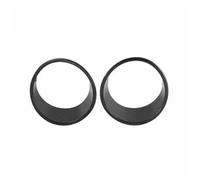 Lámpara De Faro Delantero Exterior Coche Cubierta Decorativa Rejilla Carreras Para Jeep Para Wrangler JL Para Gladiator JT 2024 2025 Parrilla Delantera(Lamp carbon fiber)