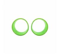 Lámpara De Faro Delantero Exterior Coche Cubierta Decorativa Rejilla Carreras Para Jeep Para Wrangler JL Para Gladiator JT 2024 2025 Parrilla Delantera(Lamp light green)