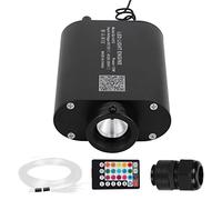 Lámpara de fibra óptica 12W RGBW con control remoto APP de control de sonido para techo estrellado