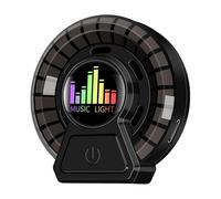 Lámpara de fragancia para coche, ambientador con clip de ventilación con luz LED, salida de aire automotriz e iluminación ambiental, decoración de coche de aromaterapia con luz colorida de estado de