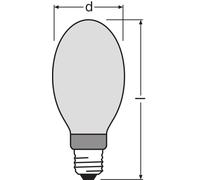 Lámpara de halogenuros metálicos HQI-E 250 W/D PRO 4008321677907